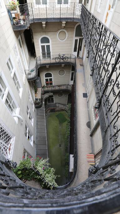 View from the endtrance door