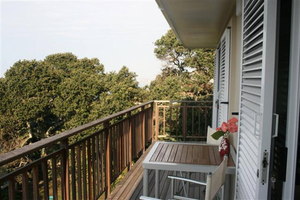 Wooden verandah, perfect for relaxation