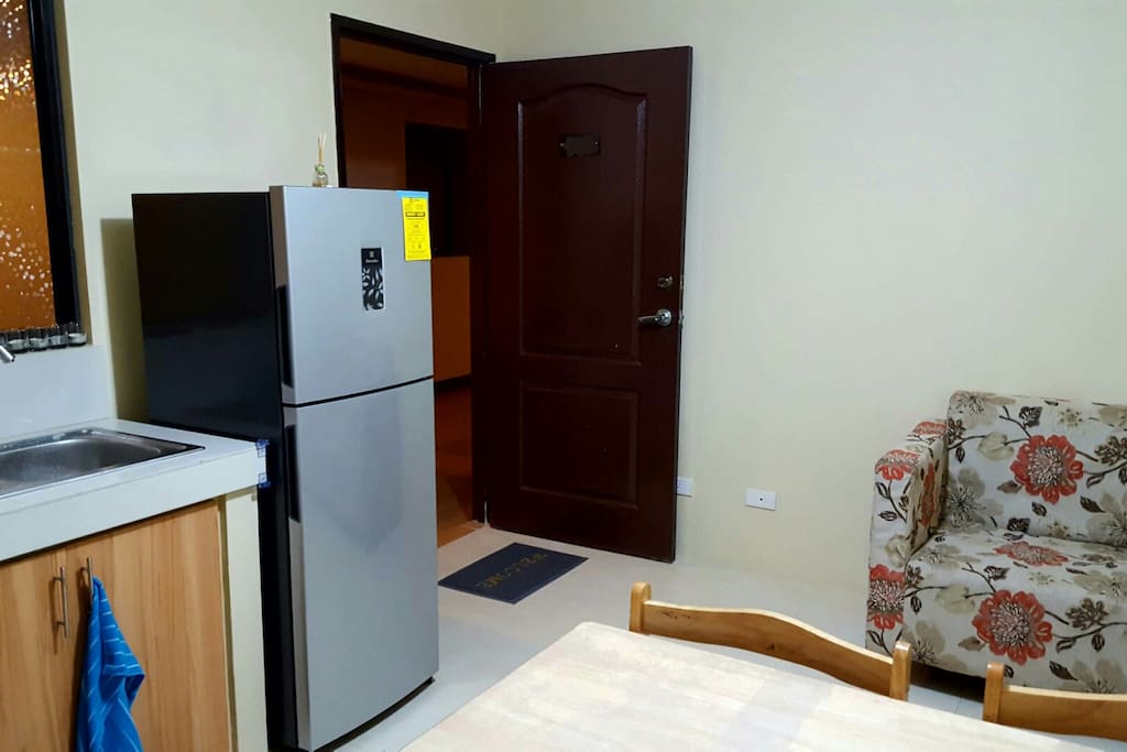 Main door opens to the living area