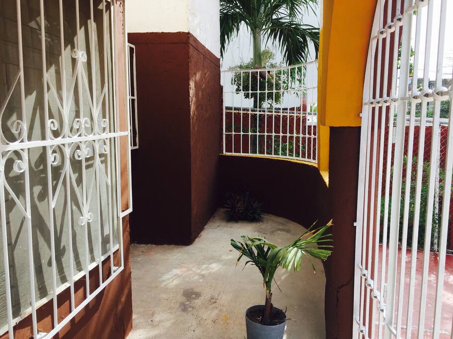 Patio con terraza