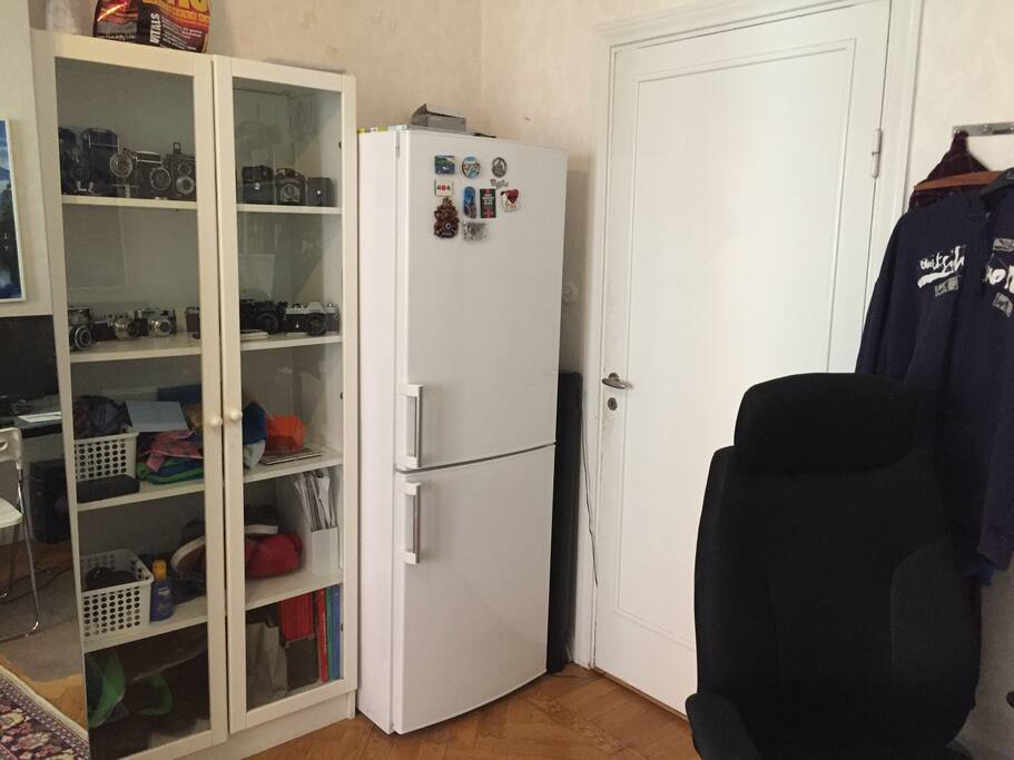 Refrigerator in room