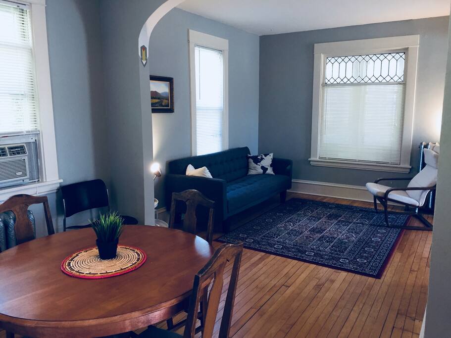 Dining and living room
