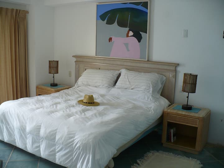 Glavna spavaća soba s pogledom na ocean