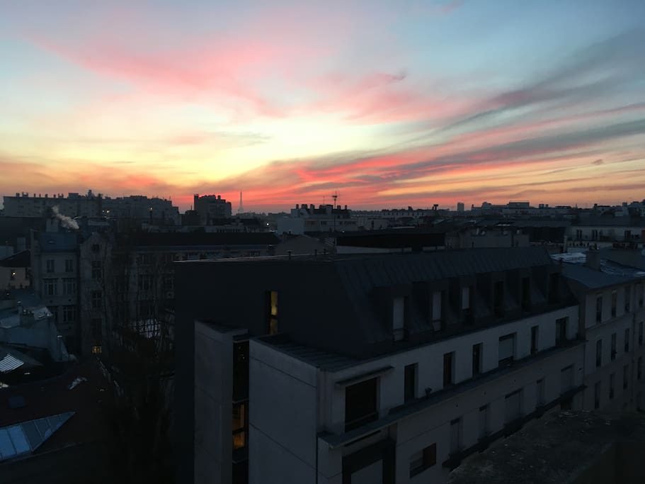 Sunset on Paris
