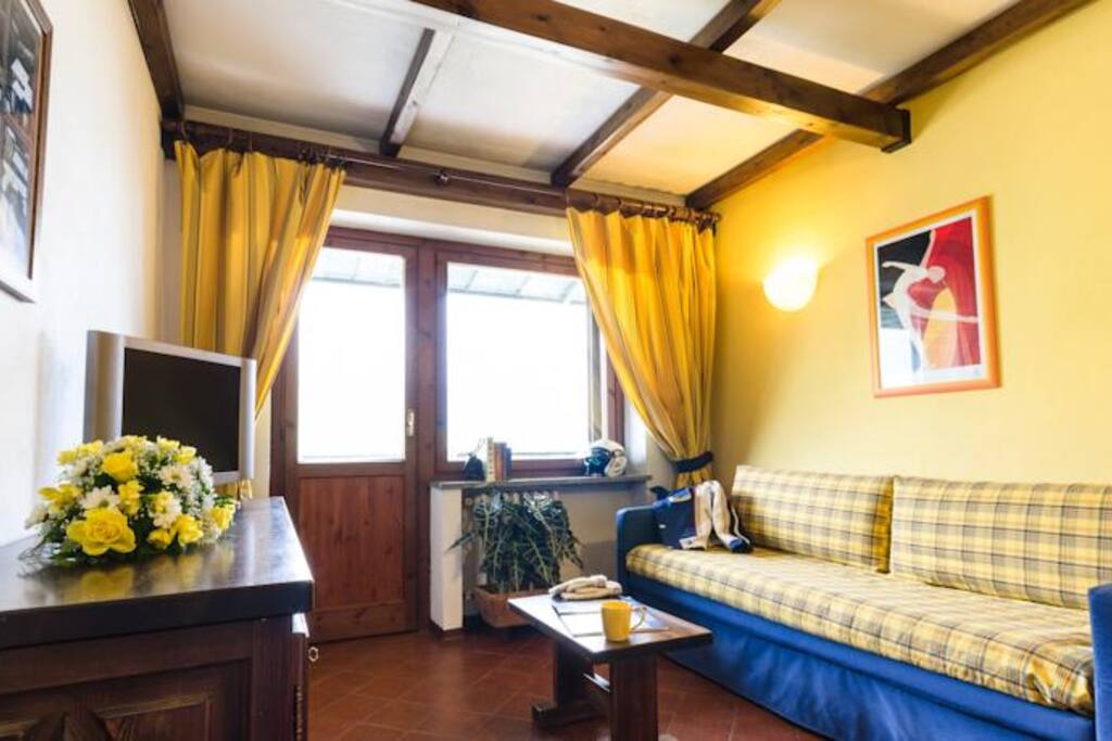 salotto con divano letto