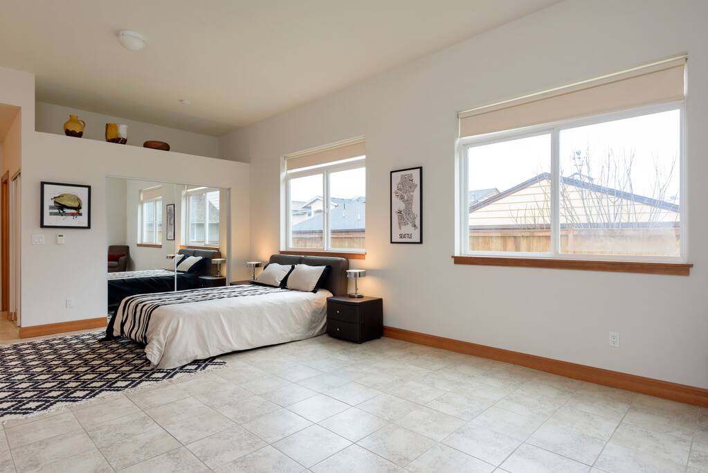 Plenty of space, including storage.