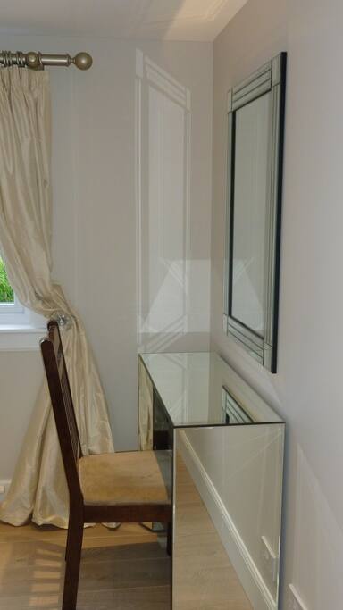 Dressing Table with large mirror.