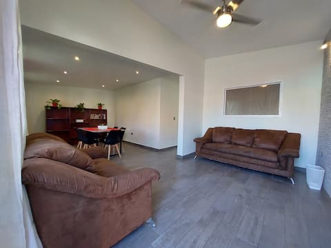 Comfortable house two blocks from nurseries.