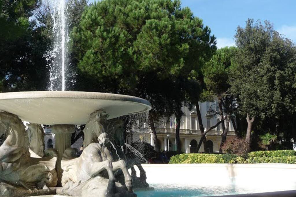 fontana dei quattro cavalli