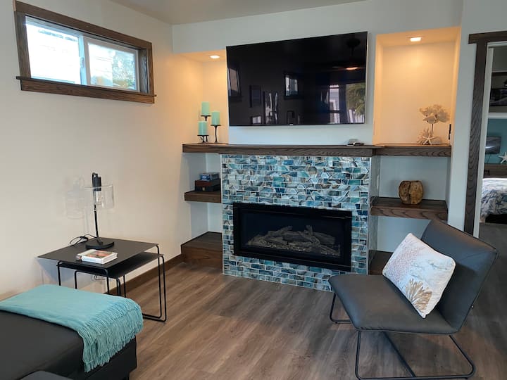 נעים ונוח לאח גז מותאמת אישית בערבים קרירים על החוף!