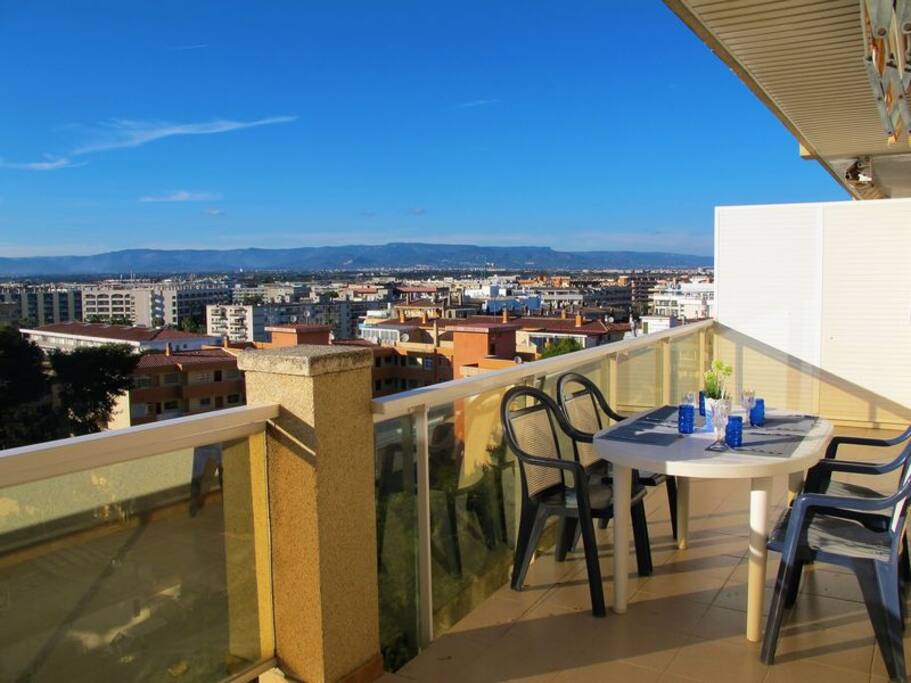 Terraza con fantásticas vistas.