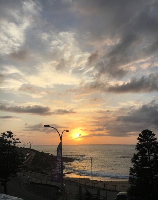 Sunrise from then balcony