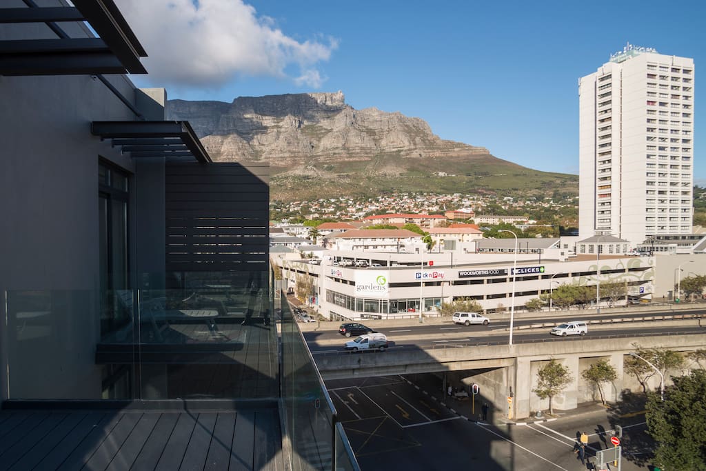 Magnificent Table Mountain View from Apartment balcony
