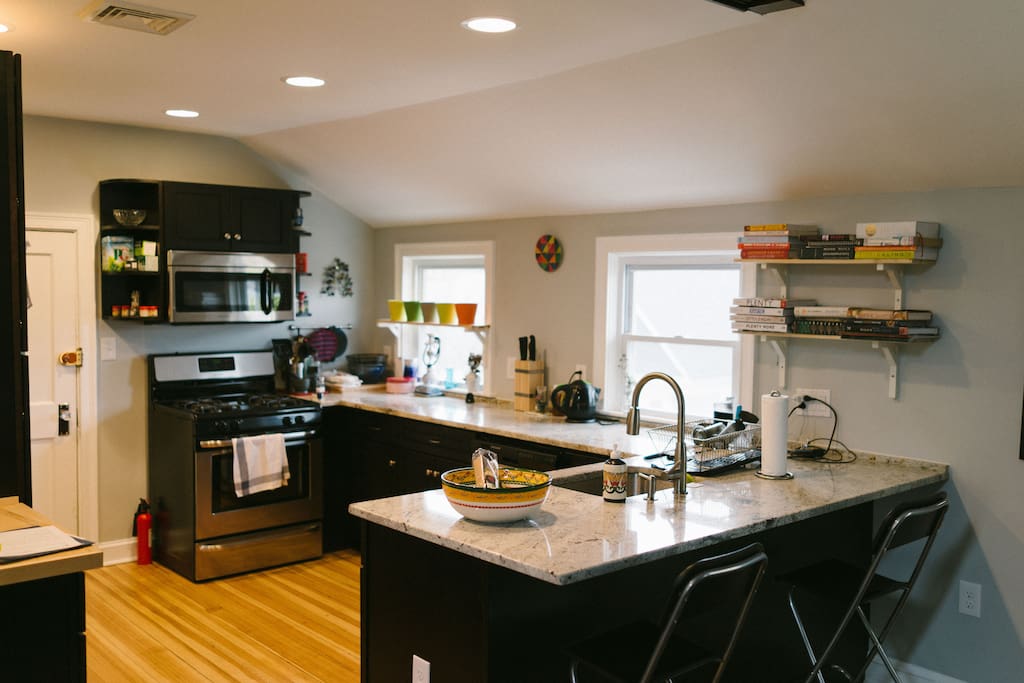 Well-equipped kitchen