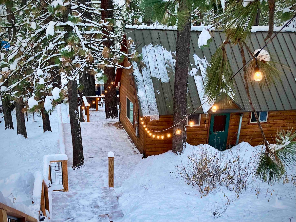 Heavenly Valley A frame - 5 minutos a pé do Heavenly - Cabanas para Alugar  em South Lake Tahoe, Califórnia, Estados Unidos - Airbnb