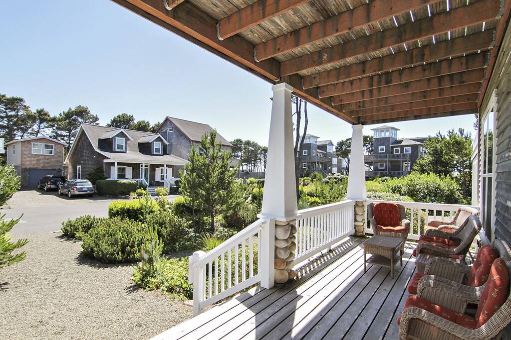 Street View from front porch with seating.