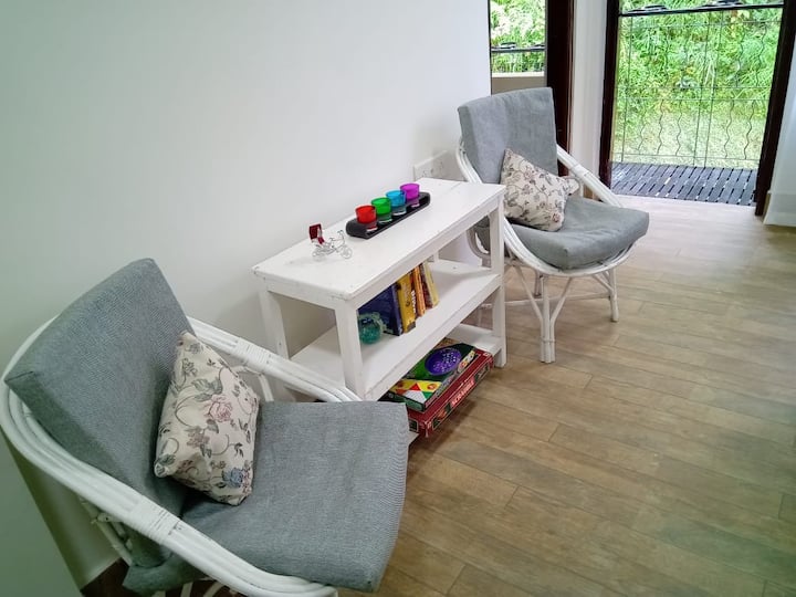 Enjoy cozy little corners to catch up, read or just unwind.