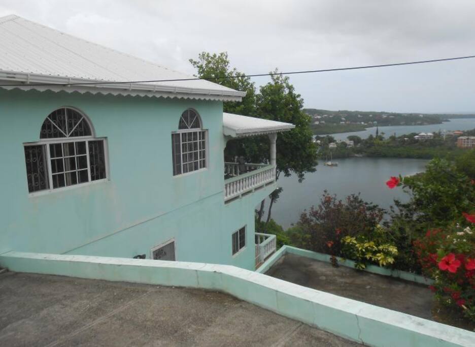 Lower apartment with private driveway
