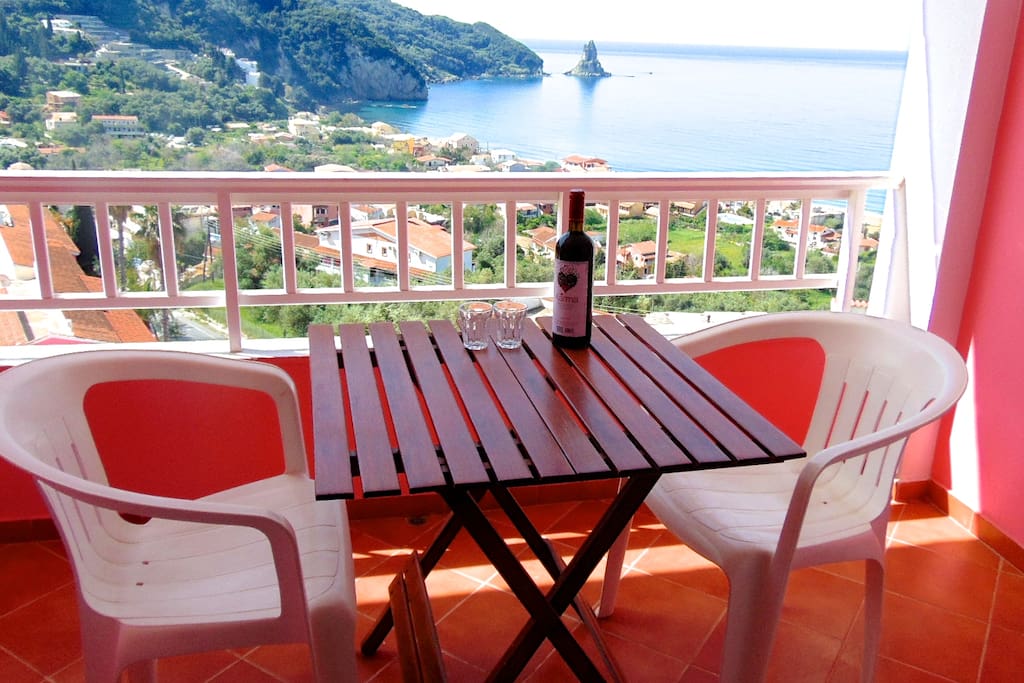 Sea view room balcony