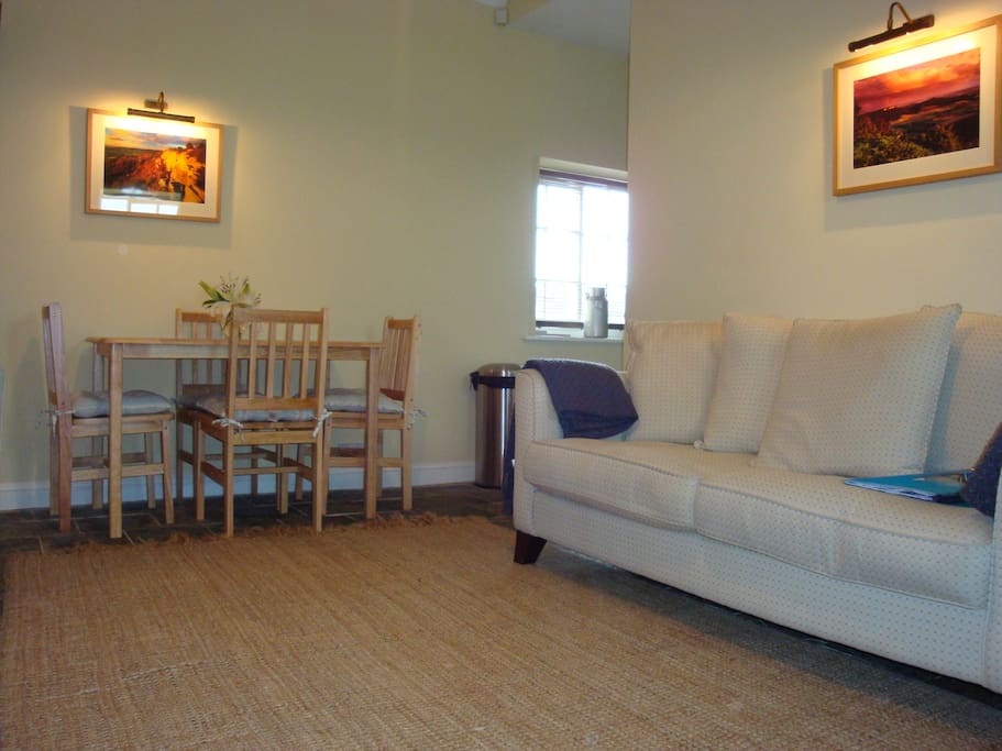 Living room with Sky HD