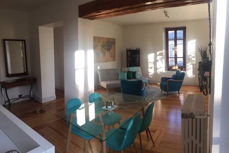 In a charming 1900 built house, downtown Geneva