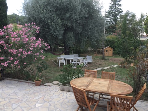 house with view of the Penne on Huveaune