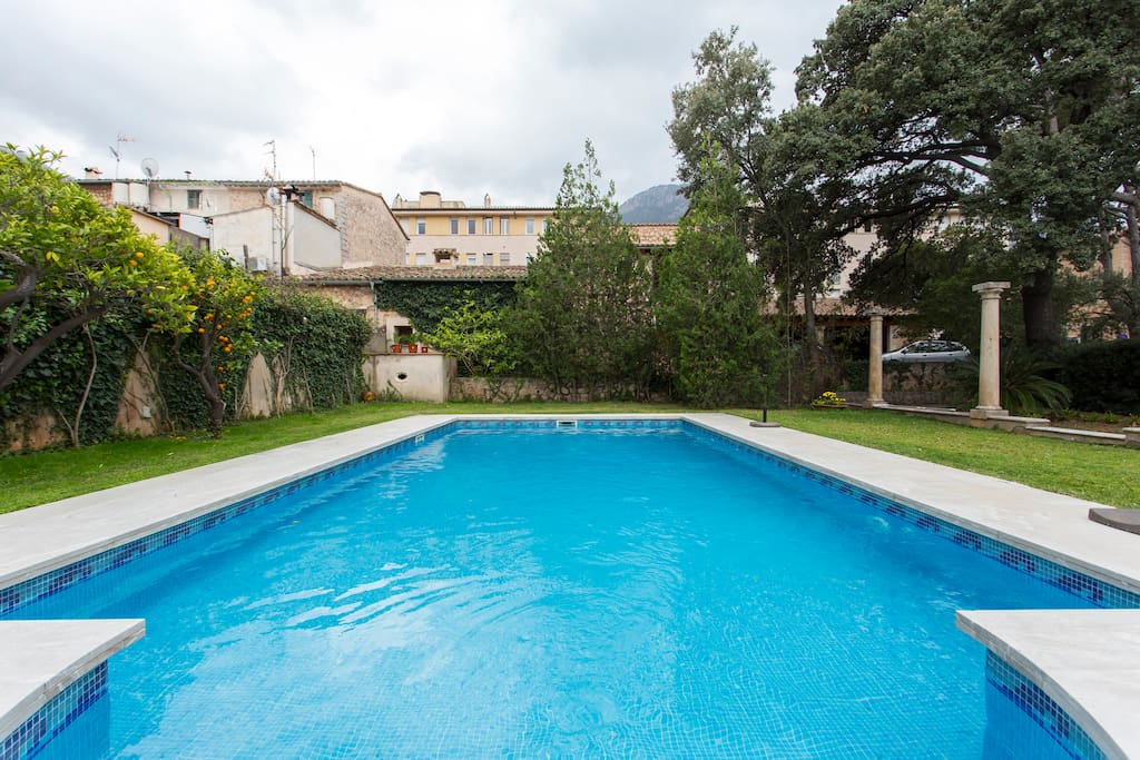 Generous sized private pool for your enjoyment.