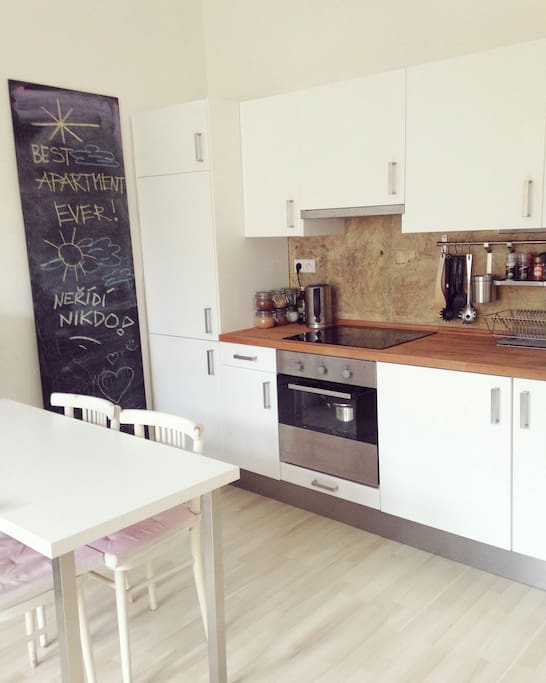 .. with equipped kitchen