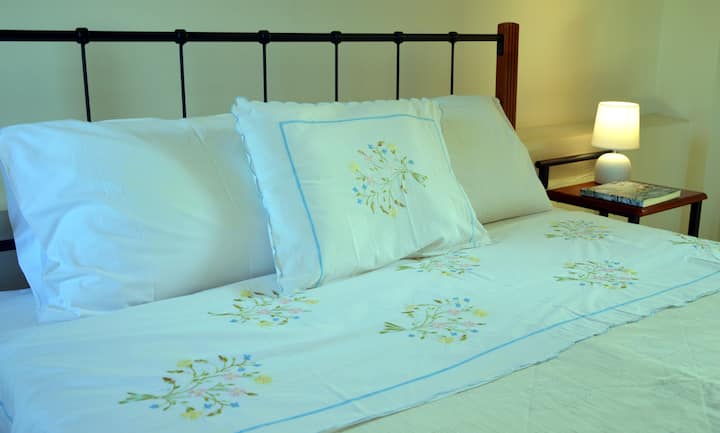 Cama limpia y cómoda.