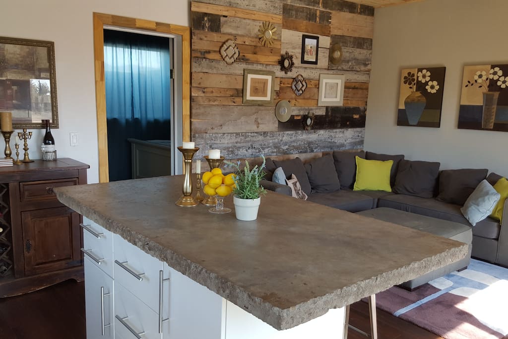 Large kitchen island