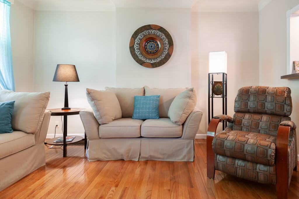 Roomy and comfortable living room