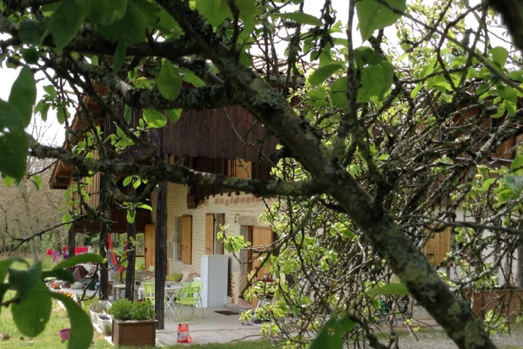 La maison : Le calme, la verdure, les oiseaux, ... :-)