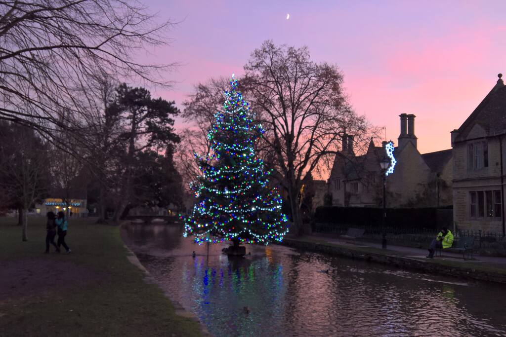 Bourton-on-the-Water. The best place to be at Christmas