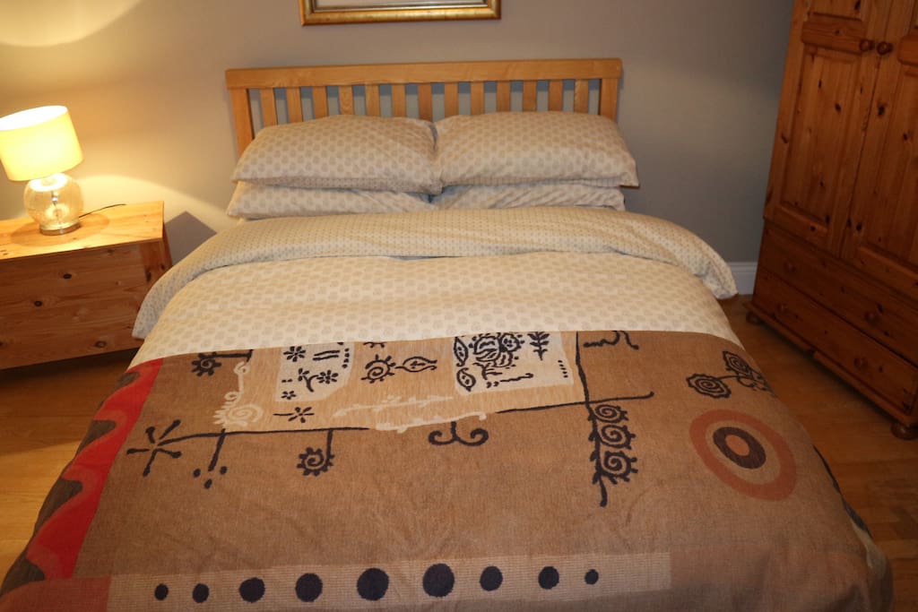 Comfy double bed