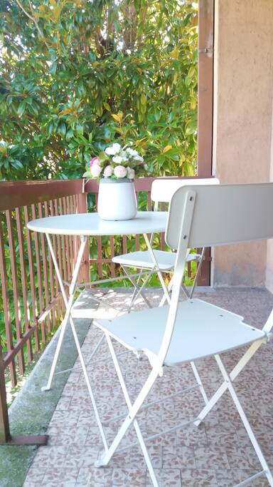 balcony in the double room