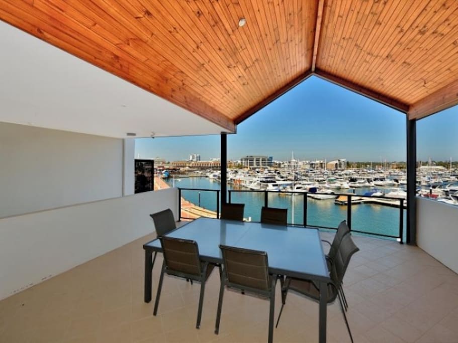 View from private balcony