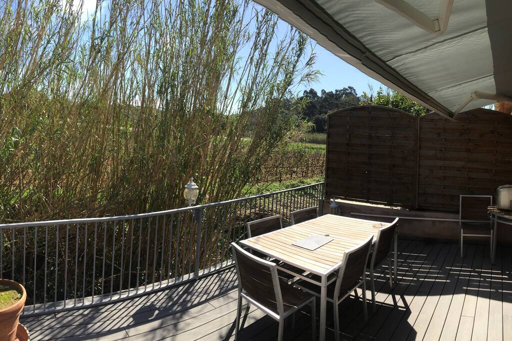 2 eme terrasse avec store