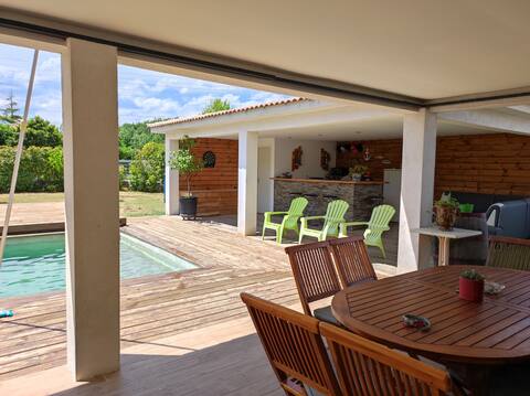 Spacious villa with pool