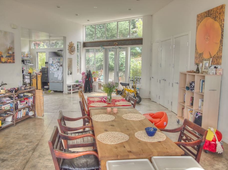 use of the dining area