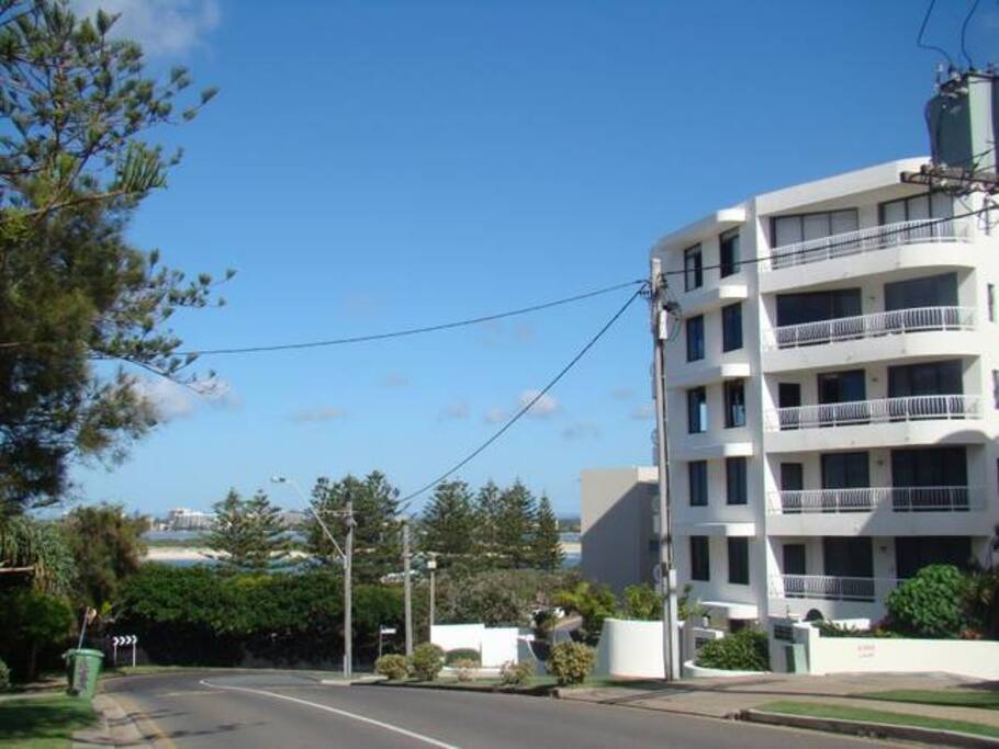view of building. apartment is on the 2nd floor