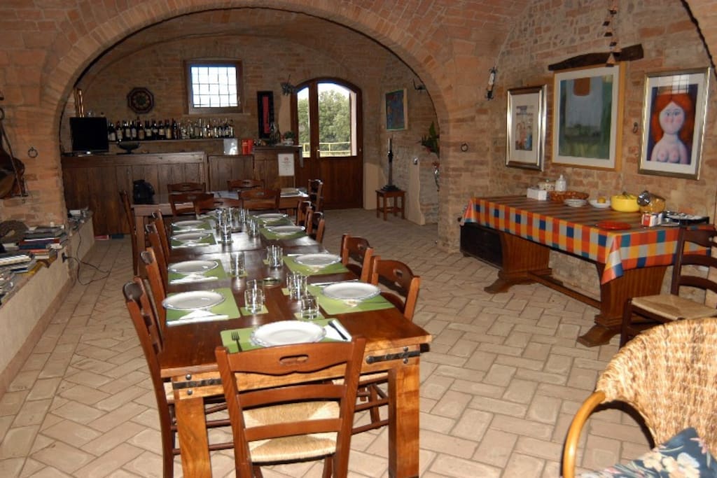 taverna e sala per il breakfast