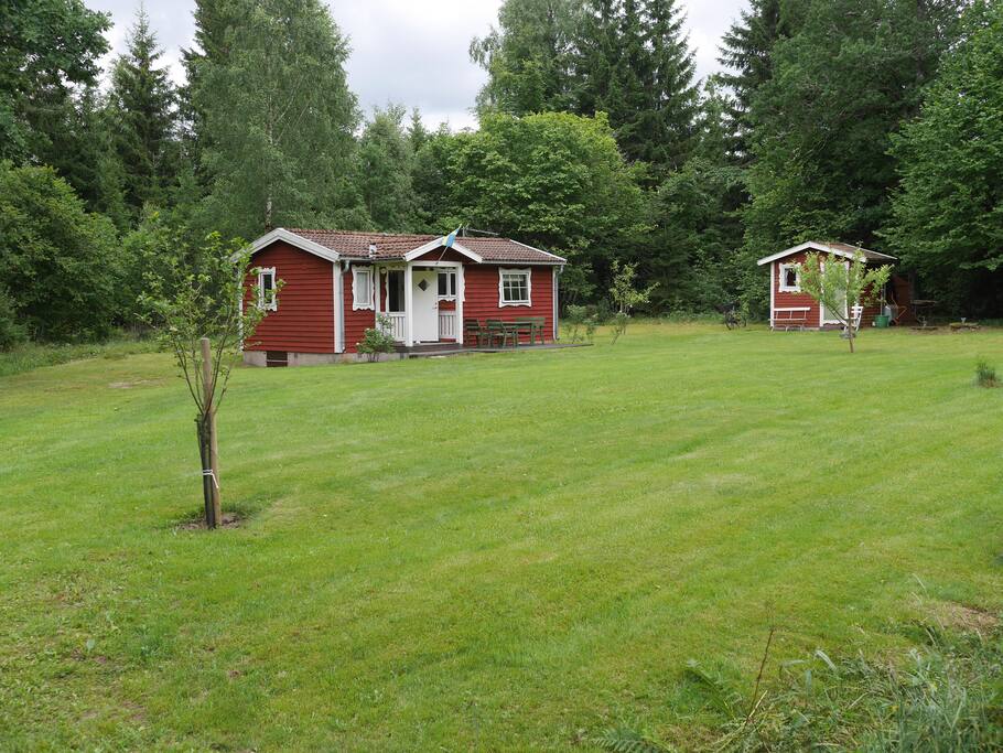 Cottage 34 sq.m. - kitchen, living room, bedroom, hallway, shower and toilet