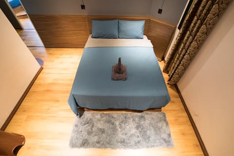 M-77 bamboo homestay tatami private sanitary bath queen bed room is only 10 minutes walk to the pier