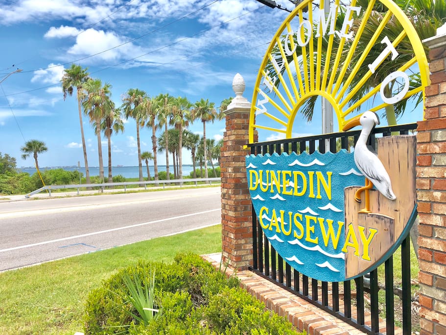 Dunedin Causeway to Beach... picture taken right in front of property!!!