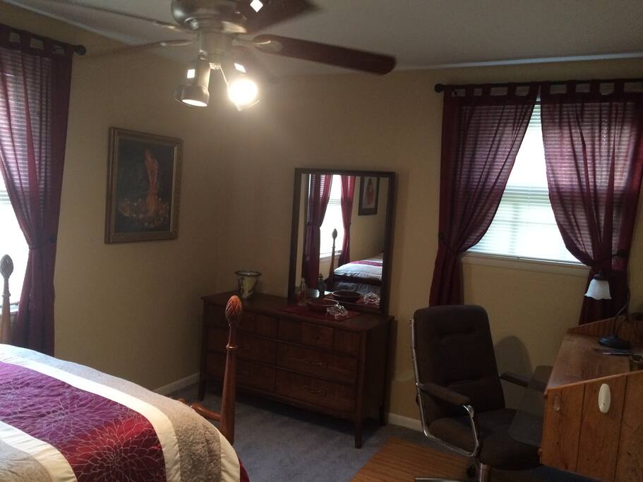 Built in desk for study or business ...... dresser with mirror