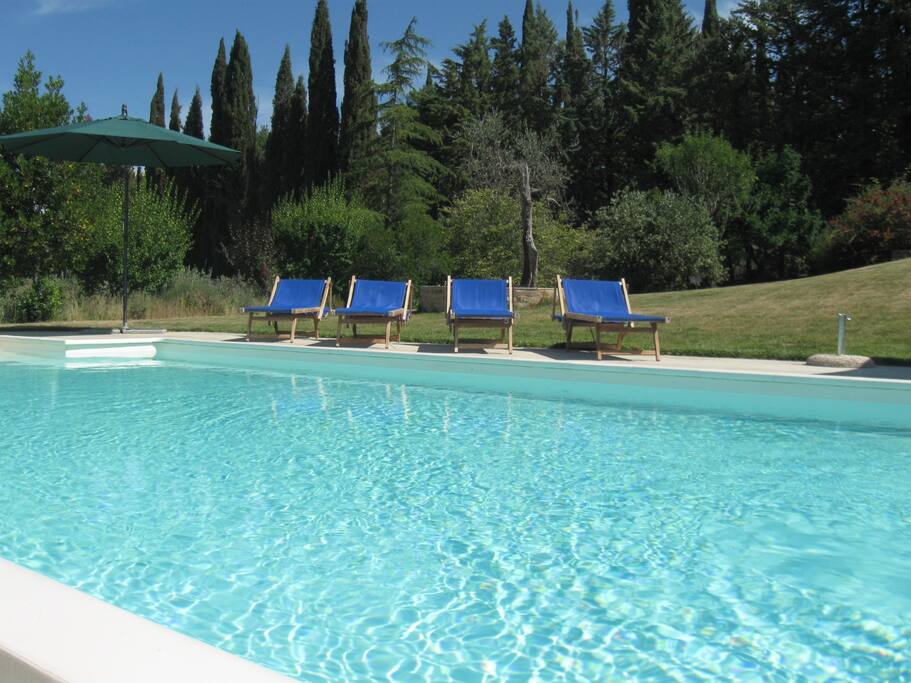 pool in the private garden