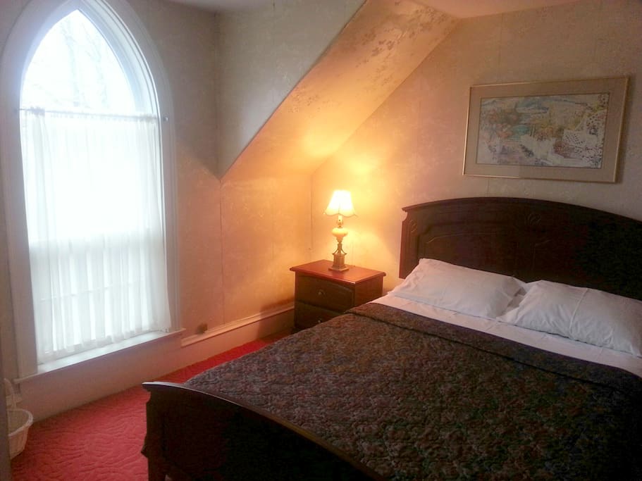 Light filled, peaceful room.