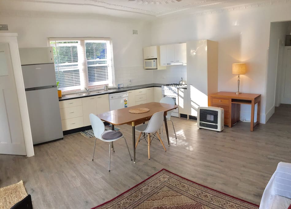 Kitchen and dining table