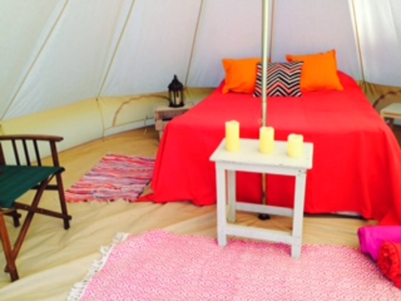 Sussex Firle 5 Furnished Bell Tents 1 Yurt Farm Stays For