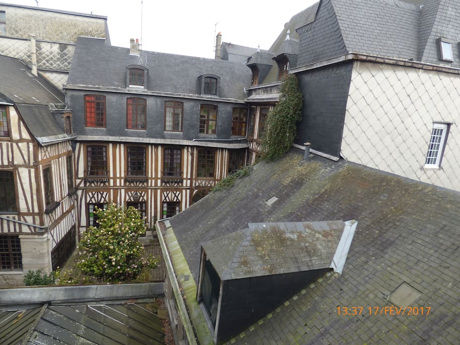 vue sur la cour